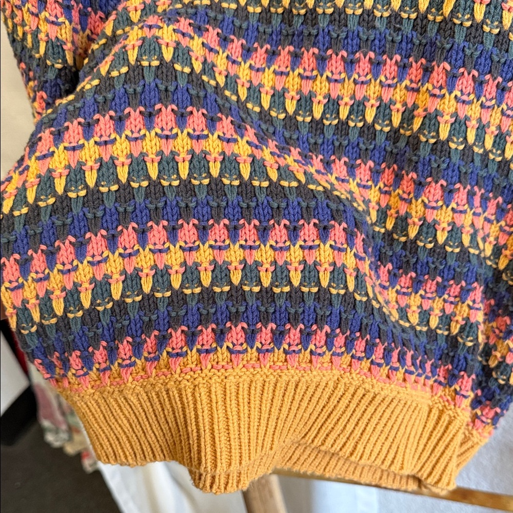 Universal Thread Multicolor Striped Short Sleeve … - image 3